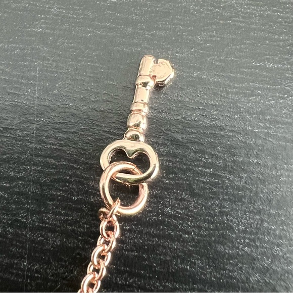 Fossil Women's Necklace Choker Charm Necklace Leather - Picture 5 of 6